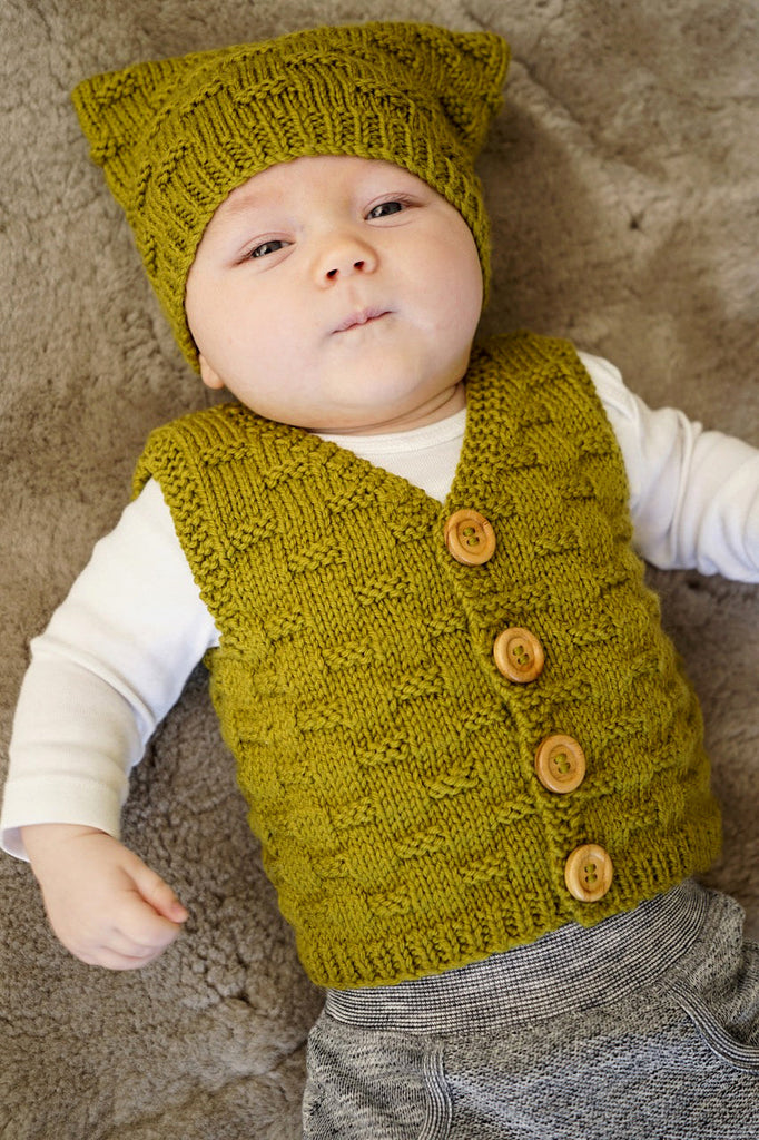 Baby Cakes, Theodore Vest and Hat pattern