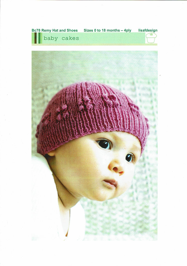 Baby Cakes, Remy Hat and Shoes pattern