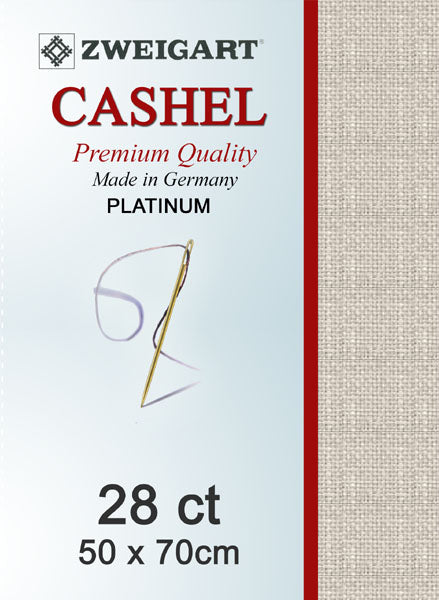 Zweigart Linen, Cashel 28ct - Platinum