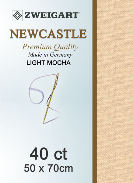 Zweigart Linen, Newcastle 40ct -Light Mocha 309
