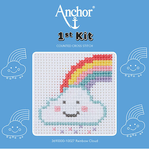 Anchor 1st Kit; Cross Stitch - RAINBOW CLOUD
