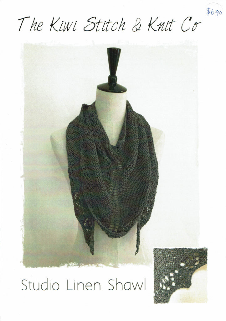 The Kiwi Stitch & Knit Co. Studio Linen Shawl