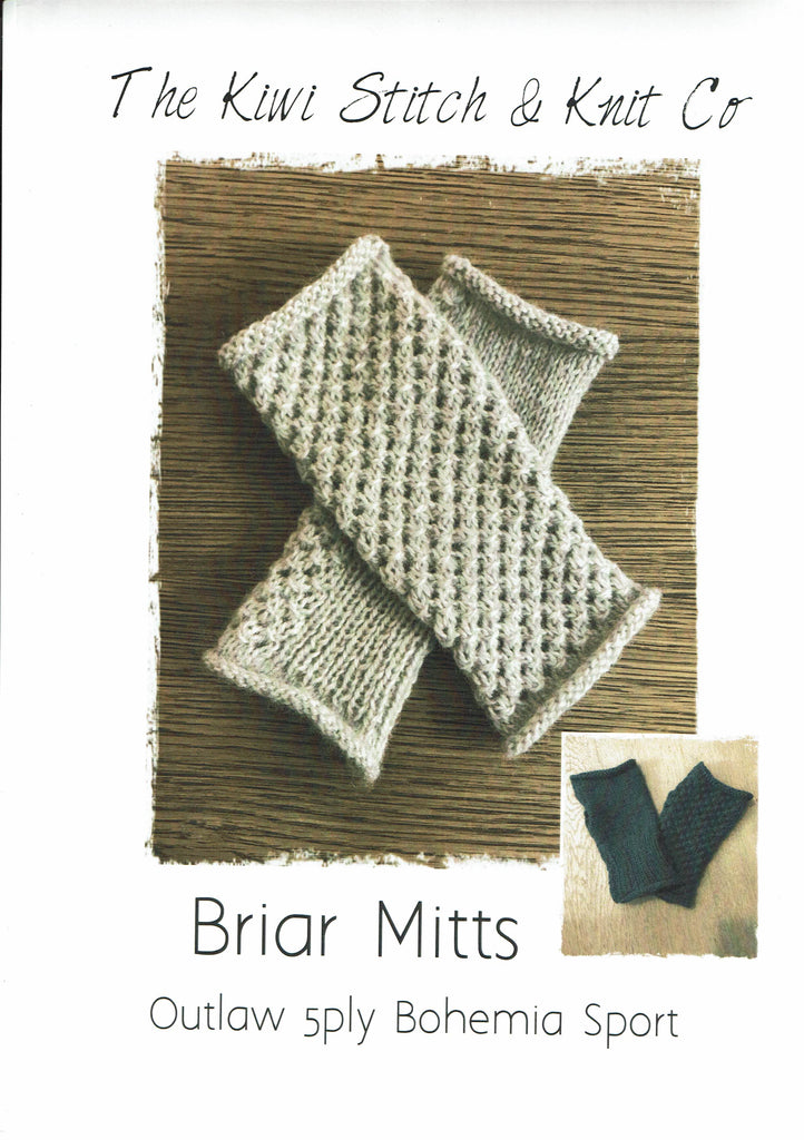 The Kiwi Stitch & Knit Co. Briar Mitts