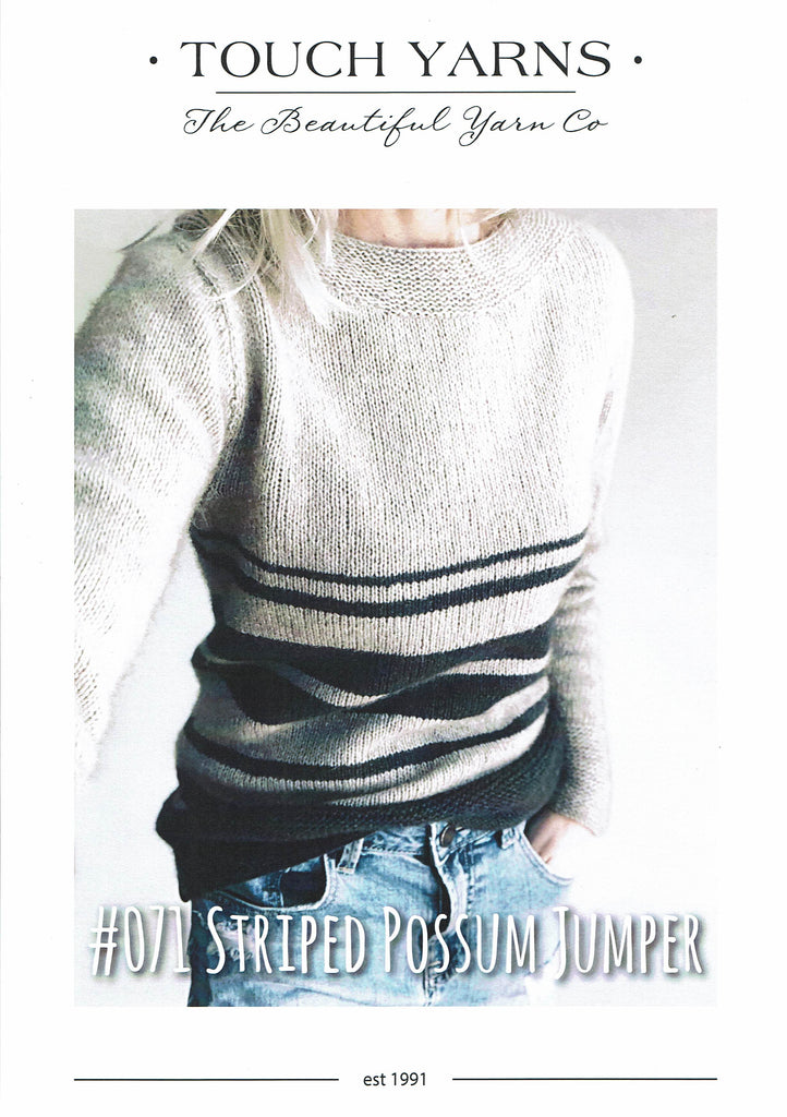 Touch Yarns Striped Possum Jumper