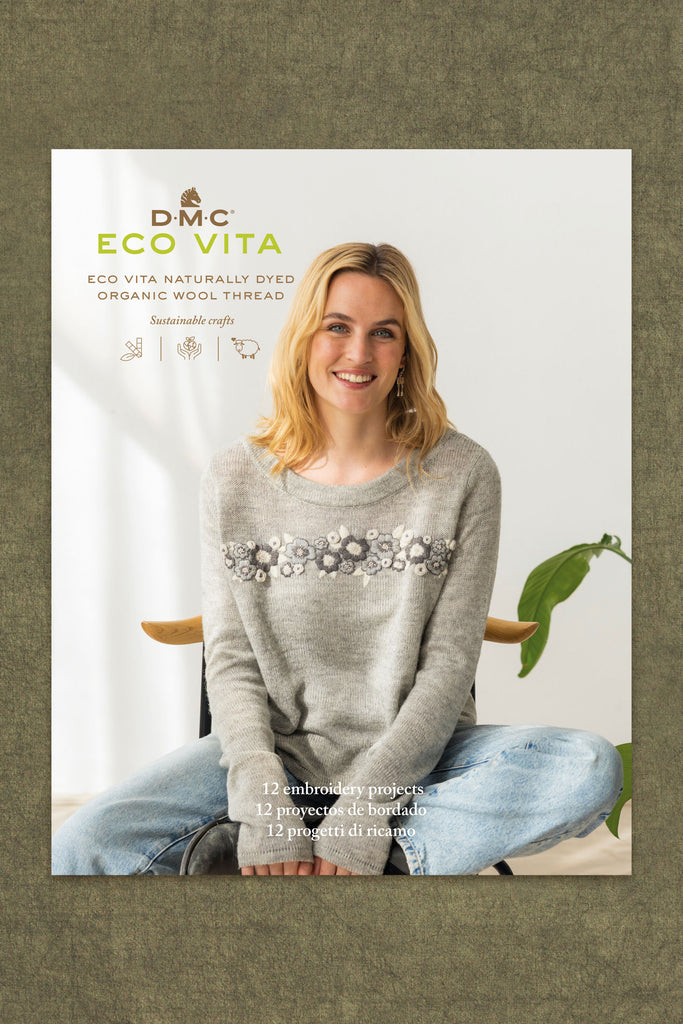 Eco Vita Naturally Dyed Organic Wool Thread Embellishing Clothes Pattern Book