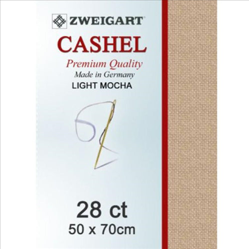 Zweigart Linen, Cashel 28ct - Light Mocha
