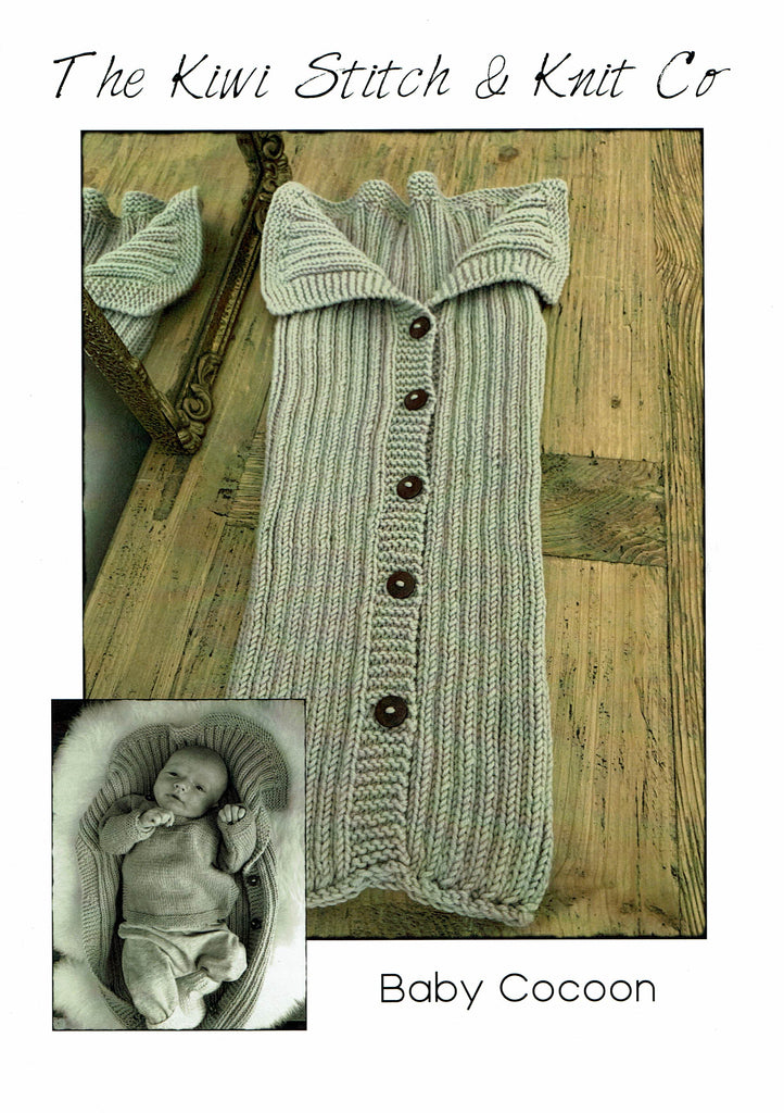 The Kiwi Stitch & Knit Co. Baby Cocoon Pattern