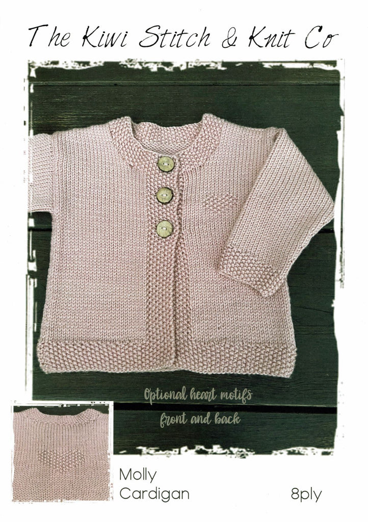 The Kiwi Stitch & Knit Co. Molly Cardigan Pattern