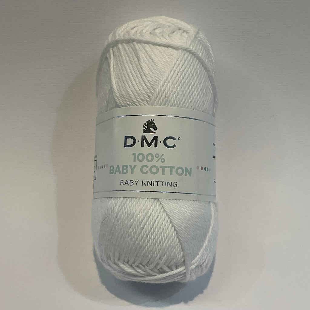 DMC 100% Baby Cotton Col 762 White - Shower