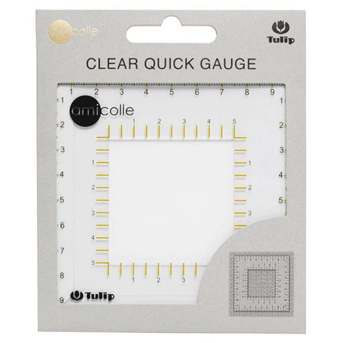 Tulip Clear Knitting Gauge