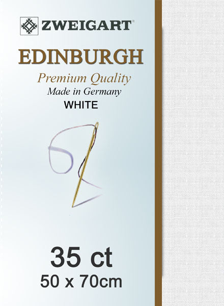 Zweigart Linen, Edinburgh 35ct - White