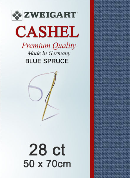 Zweigart Linen, Cashel 28ct - Blue Spruce 578
