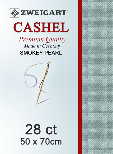 Zweigart Linen, Cashel 28ct - Smokey Pearl
