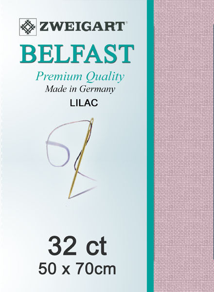Zweigart Linen, Belfast 32ct - Lilac 558