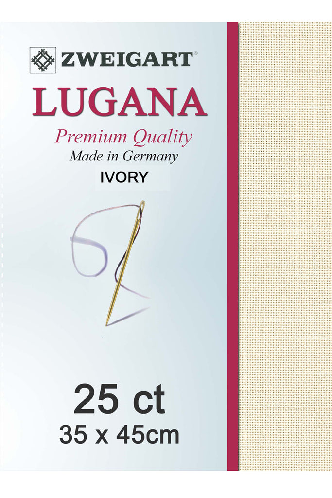 Zweigart Linen, Lugana 25ct -IVORY 264