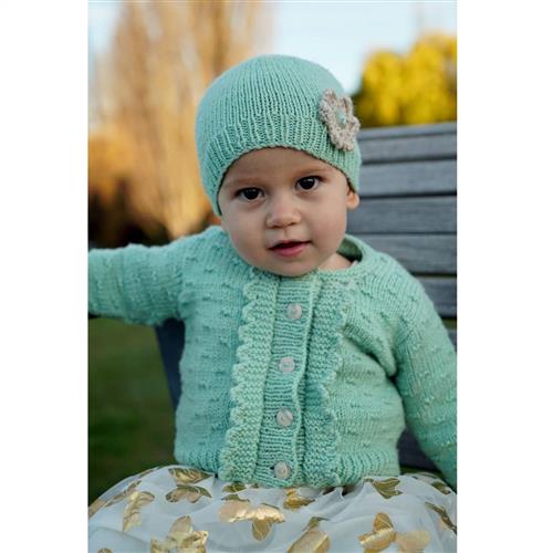 Baby Cakes, Imogen Cardi & Hat Pattern