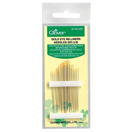 Clover, Gold Eye Milliners Needles