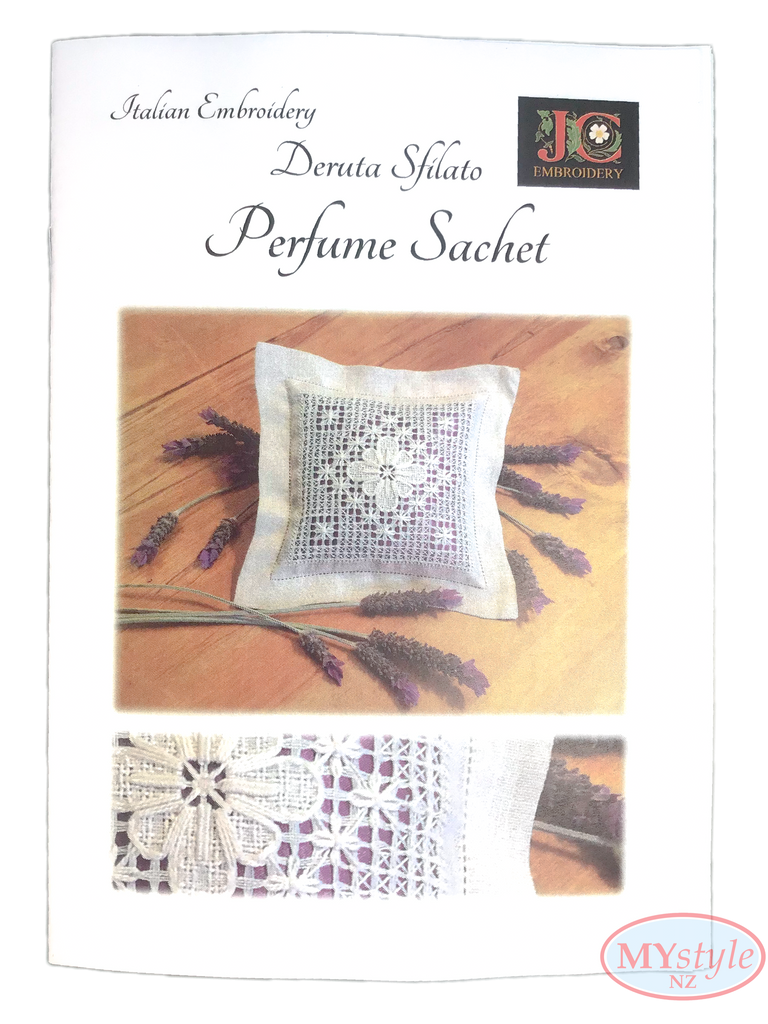 JC Embroidery, Deruta Sfilato Perfume Sachet