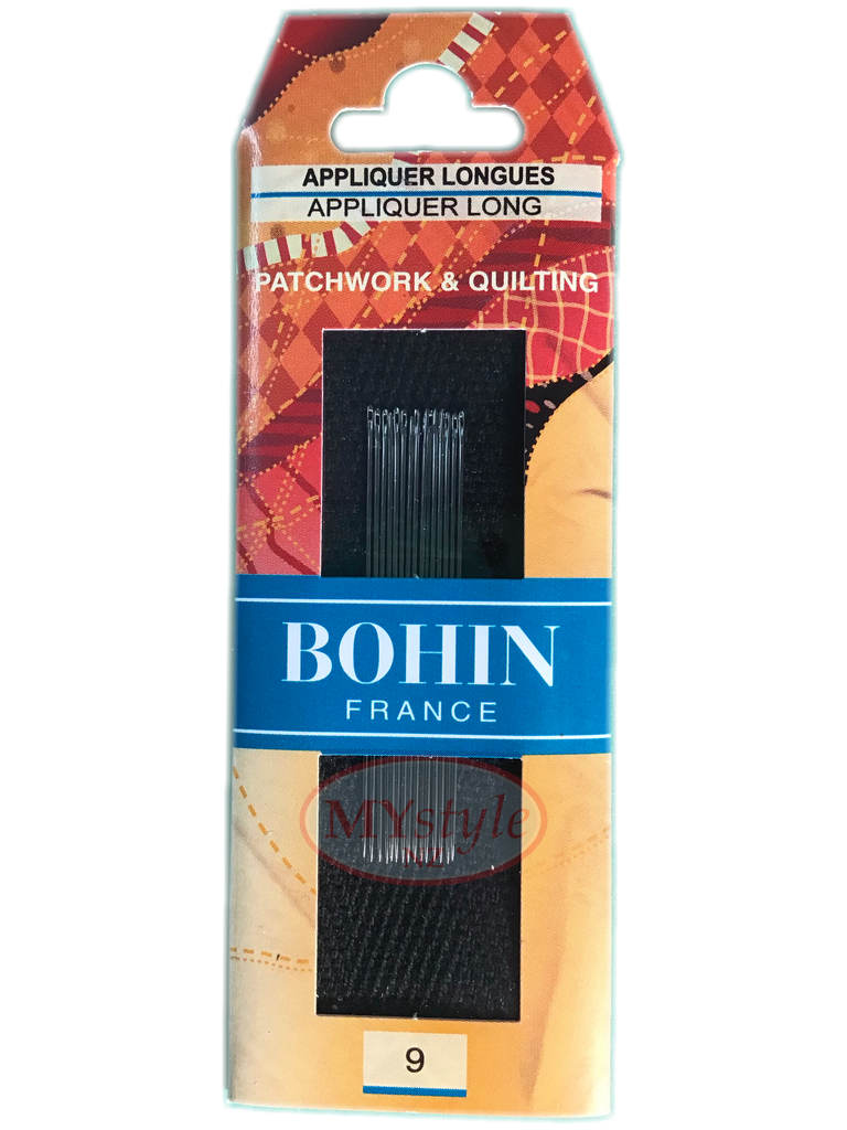 Bohin Appliquer Long Needles, Size 9
