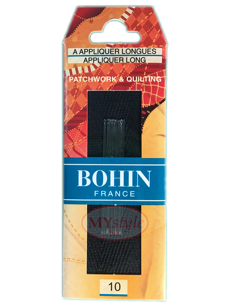 Bohin Appliquer Long Needles, Size 10