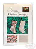 JC Embroidery, Miniature Christmas Stocking #3