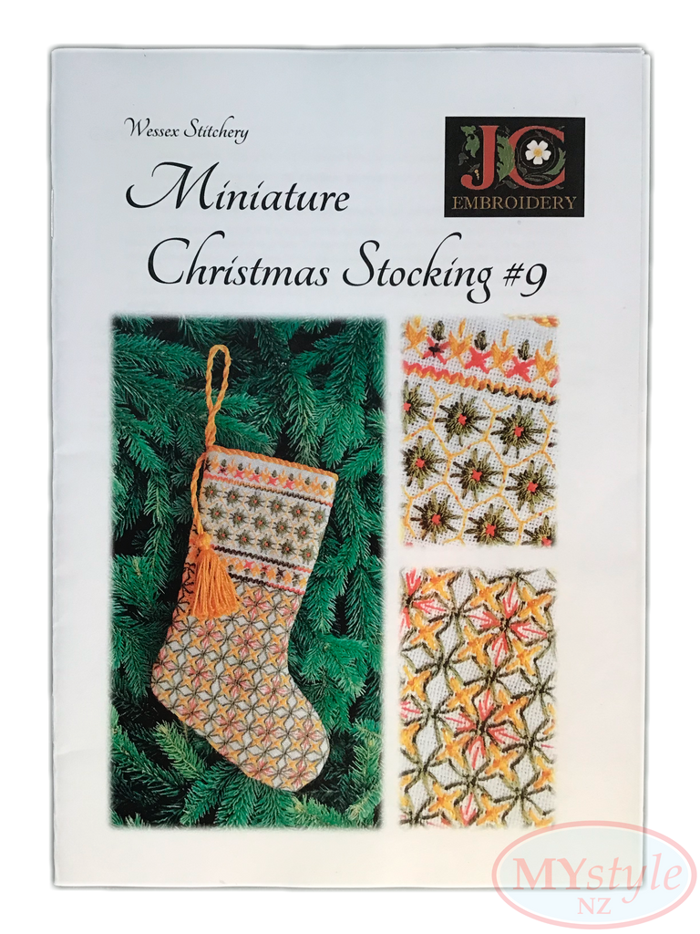 JC Embroidery, Miniature Christmas Stocking #9