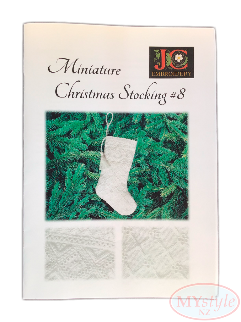 JC Embroidery, Miniature Christmas Stocking #8