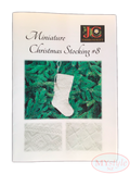 JC Embroidery, Miniature Christmas Stocking #8