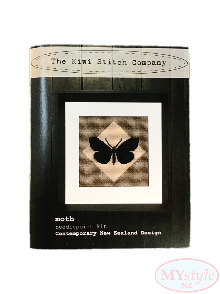 Kiwi Stitch Company, Moth Needlepoint Kit