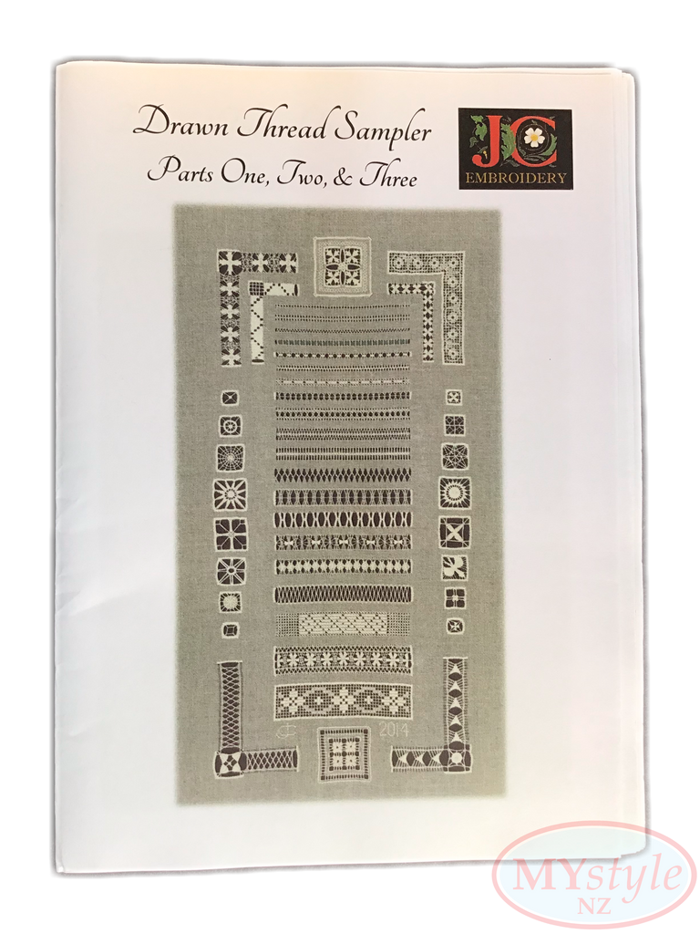 JC Embroidery, Drawn Thread Sampler - Combo