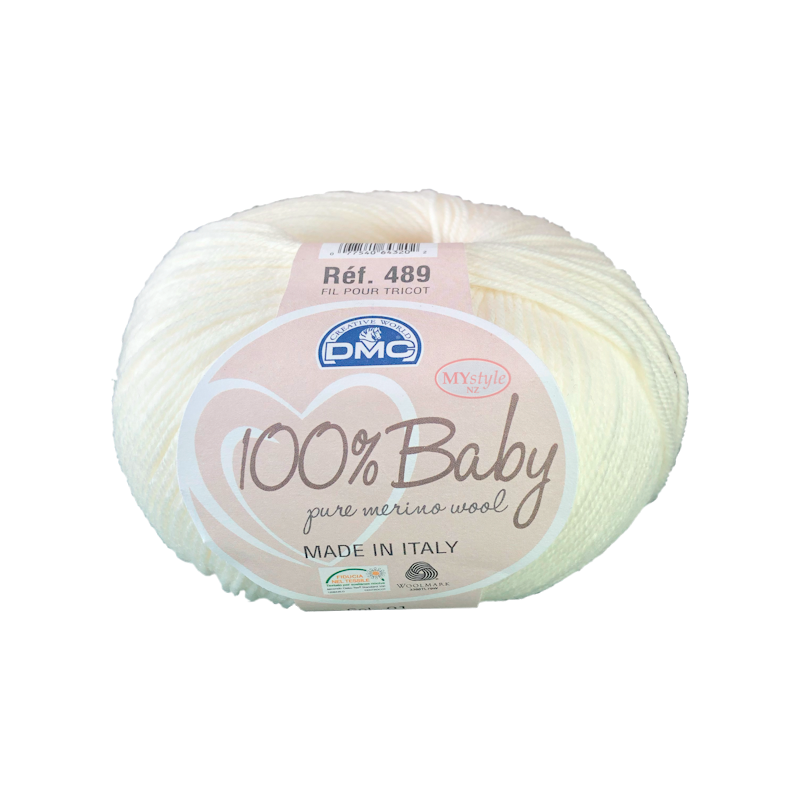 Dmc 100% Baby Pure Merino Wool col 01