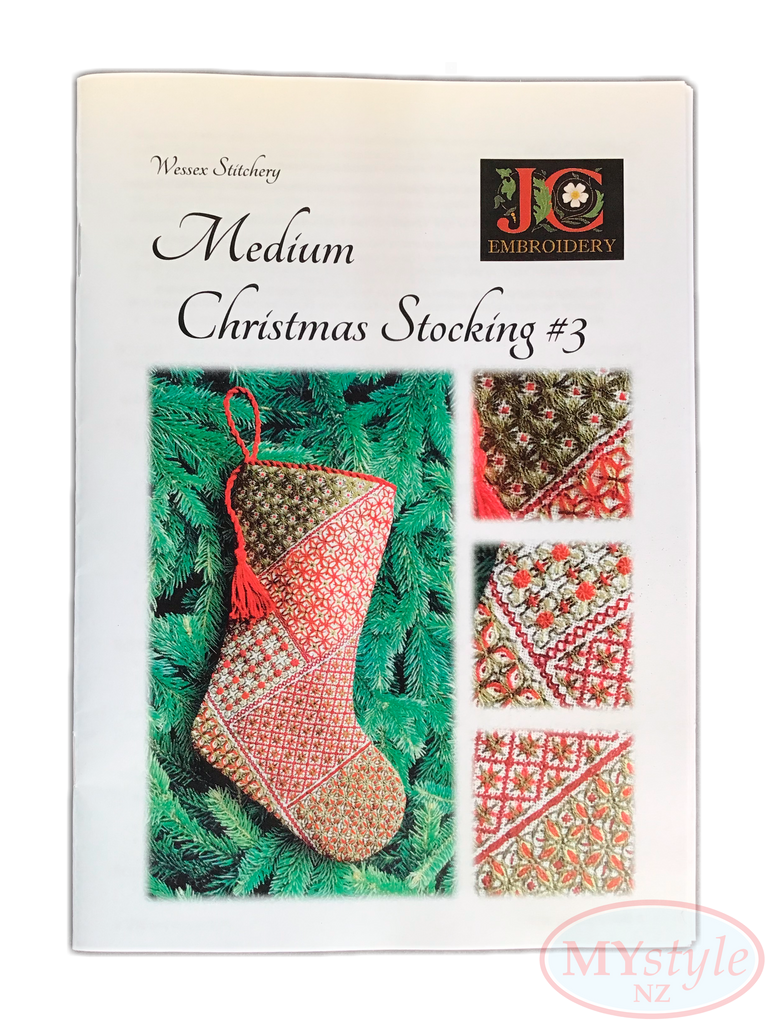 JC Embroidery, Medium Christmas Stocking #3