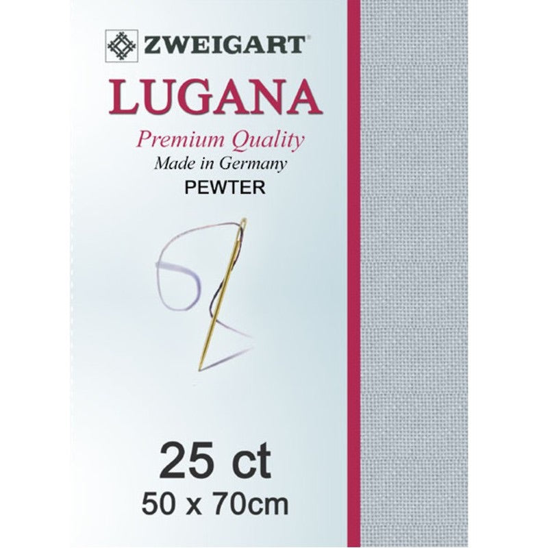 Zweigart Linen, Lugana 25ct - Pewter