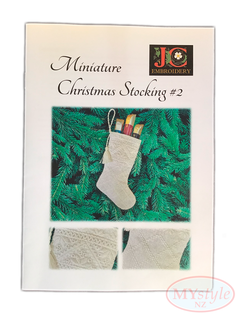 JC Embroidery, Miniature Christmas Stocking #2