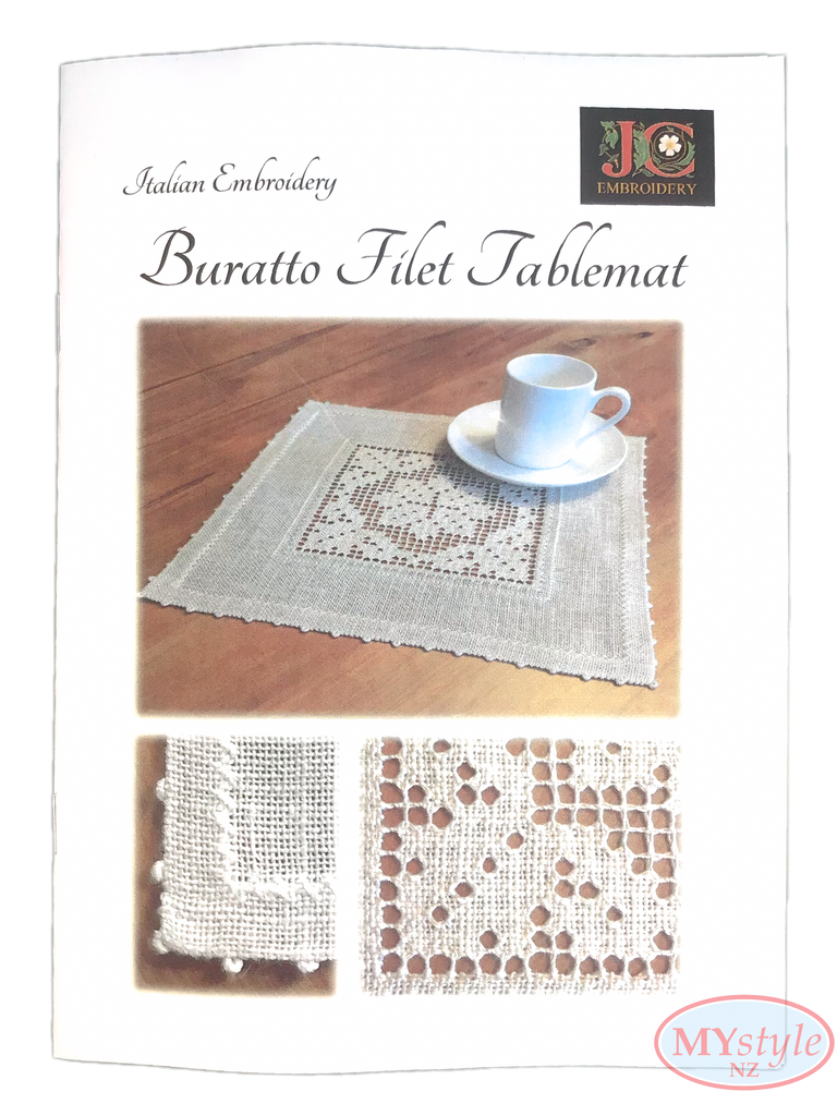 JC Embroidery, Buratto Filet Tablemat