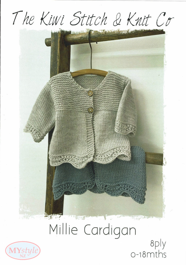The Kiwi Stitch & Knit Co. Millie Cardigan pattern