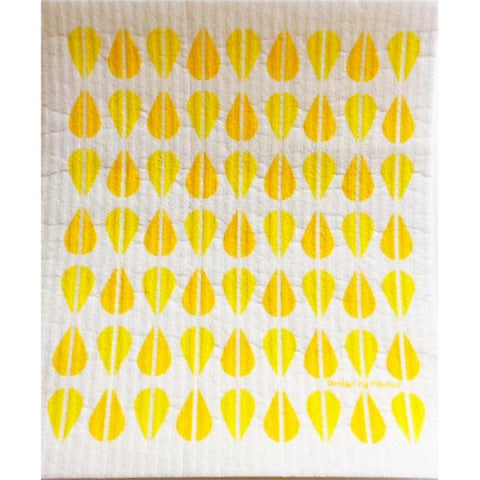 Florence Retro Dish Cloth - Yellow