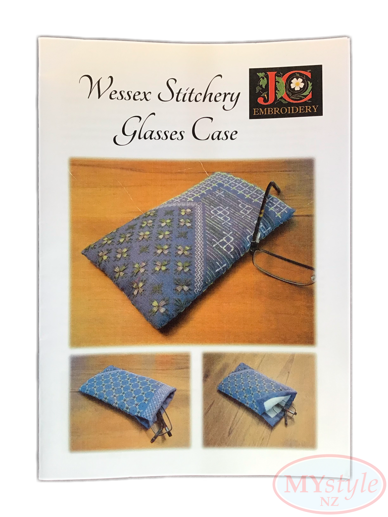 JC Embroidery, Wessex Stitchery Glasses Case