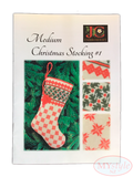 JC Embroidery, Medium Christmas Stocking #1