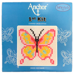 Anchor 1st Kit; Cross Stitch -  Butterfly