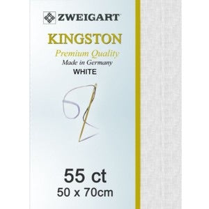 Zweigart Linen, Kingston 55ct - White