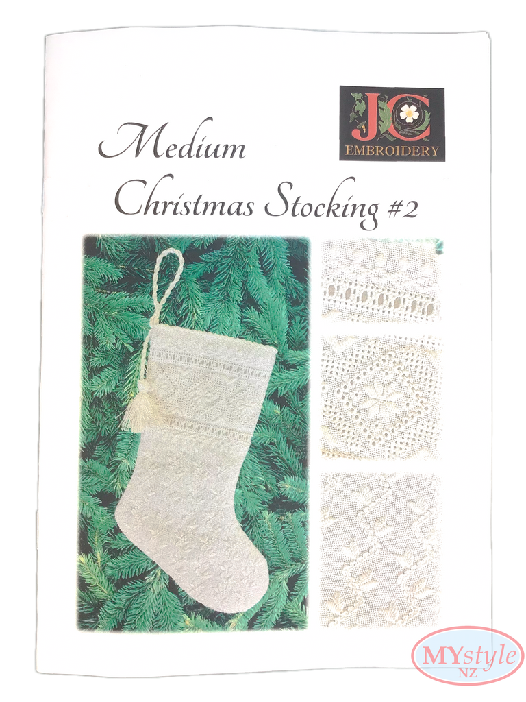 JC Embroidery, Medium Christmas Stocking #2